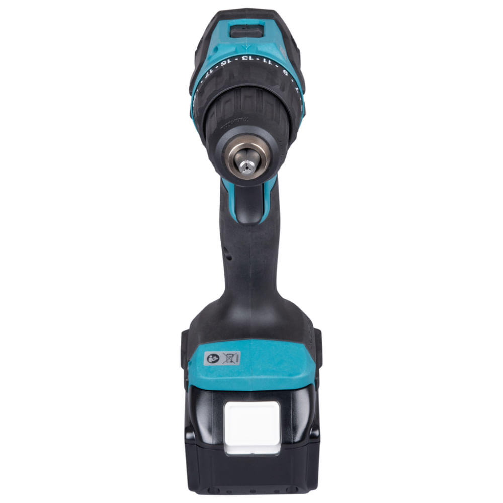 Parafusadeira e Furadeira de Impacto com 2 Baterias 18 Watts - DHP490WVE - MAKITA - Imagem 4
