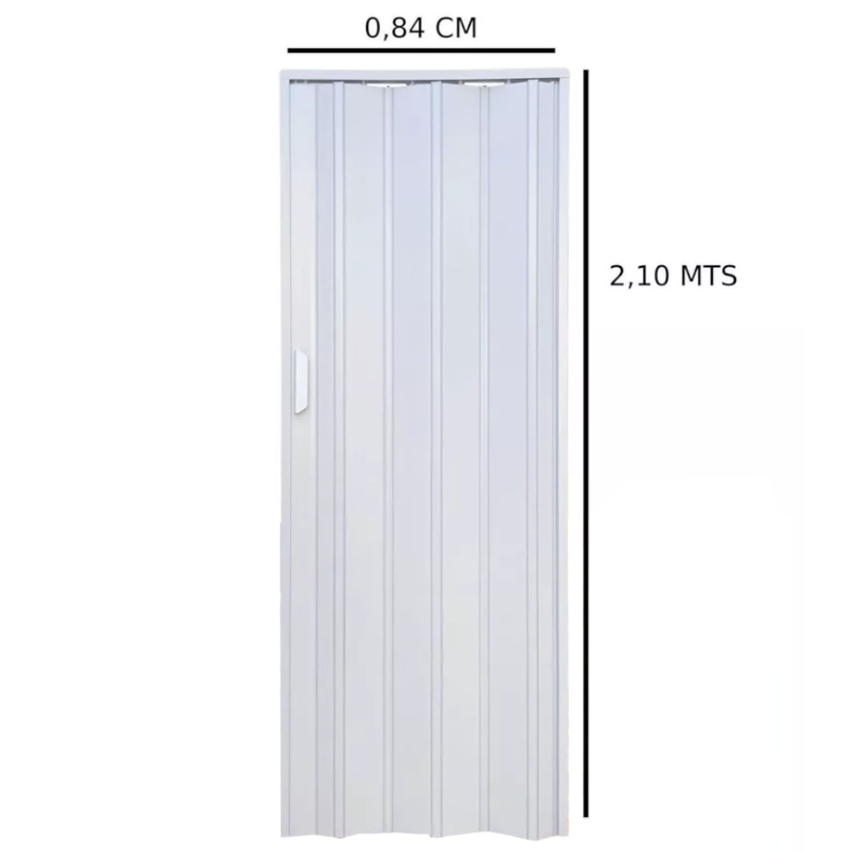 Porta Sanfonada 210x84cm Branca - 627 - BARIRI - Imagem 4