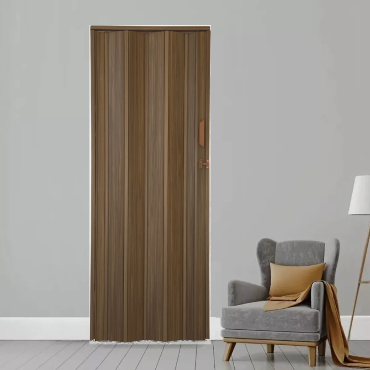 Porta Sanfonada 210x84cm Imbuia - 2538 - BARIRI - Imagem 2