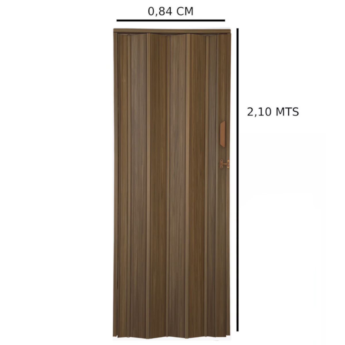 Porta Sanfonada 210x84cm Imbuia - 2538 - BARIRI - Imagem 4