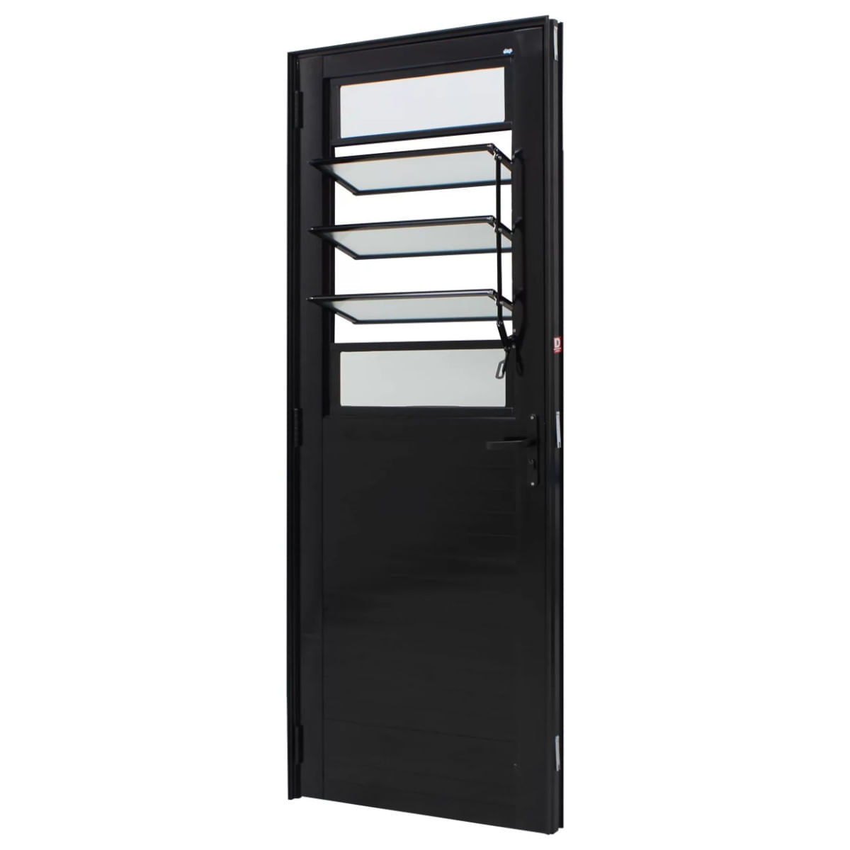 Porta de Giro Basculante Perfecta 80x215cm Preta Direita - 1070-5713 - JAP - Imagem 2