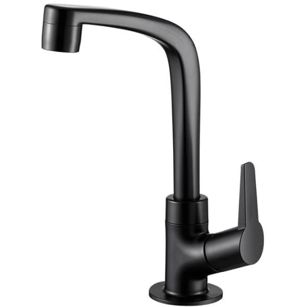 Torneira Lavatório de Mesa Bica Alta Flat Preto Fosco - 7110061 - LORENZETTI