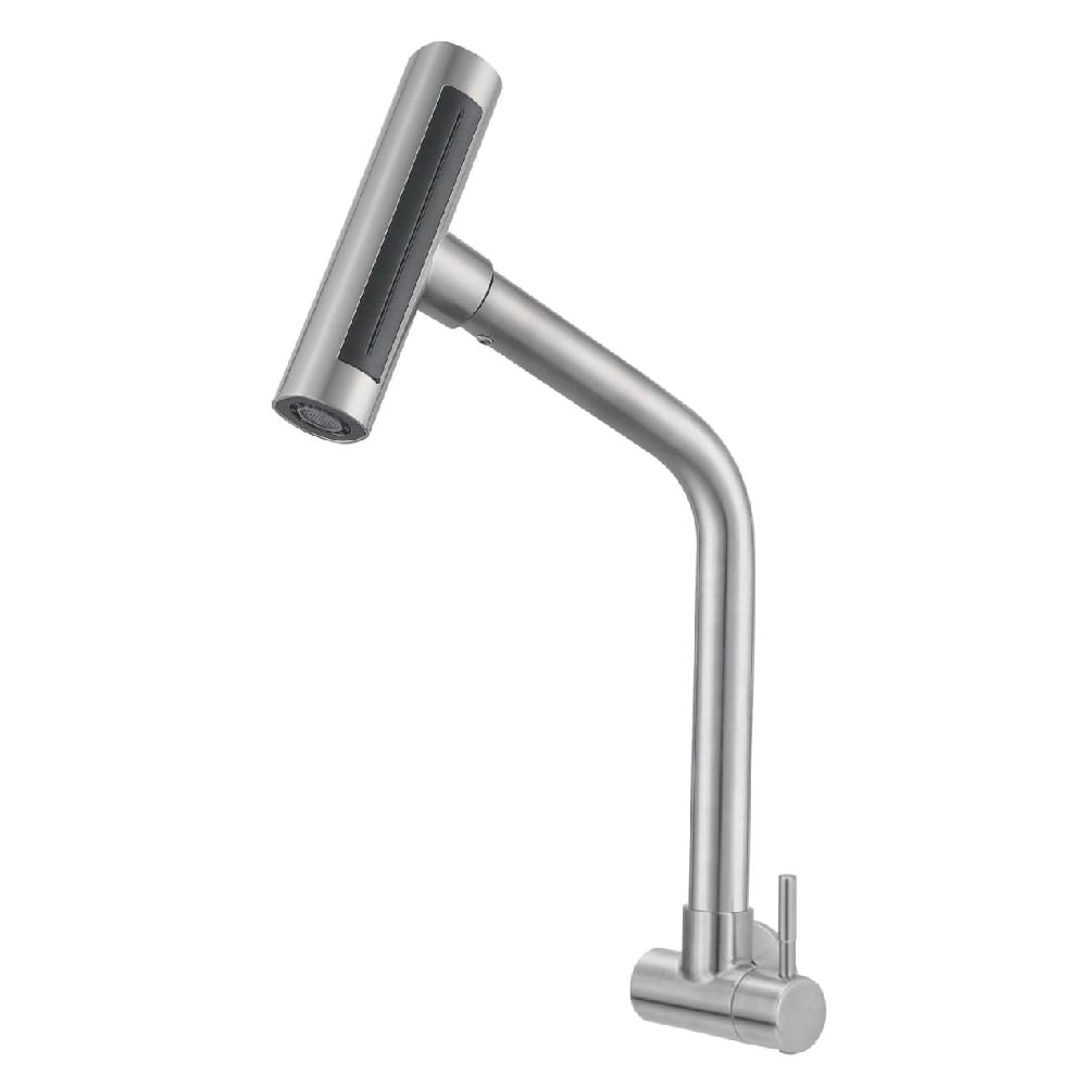 Torneira de Cozinha para Parede 4 Jatos Inox Escovado - 774478 - STOC