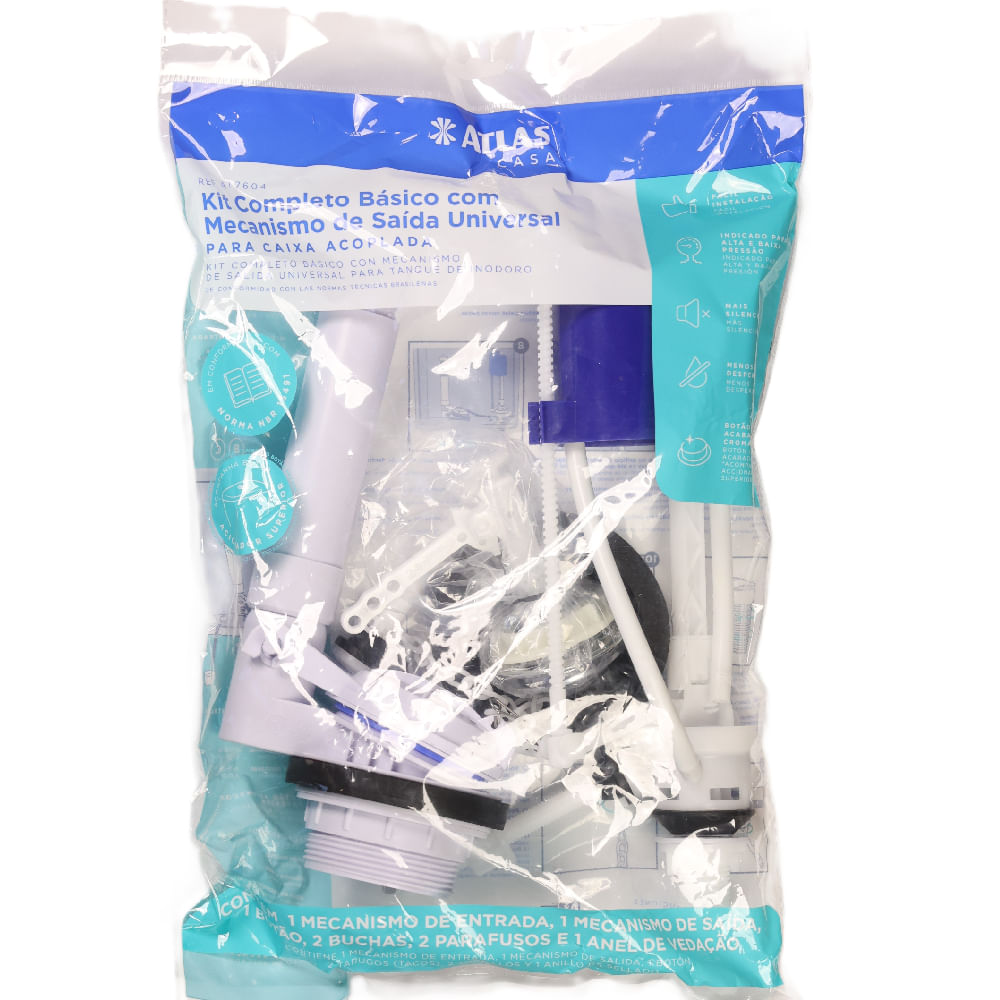 Kit Completo Básico Mecanismo Saída Universal - AT7604 - PRIMAFER