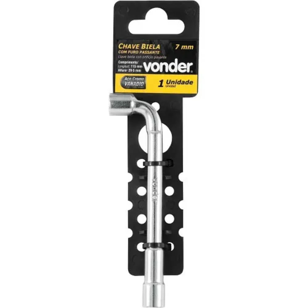 Chave Biela com Furo Passante 6mm - 3698106000 - VONDER - Imagem 4
