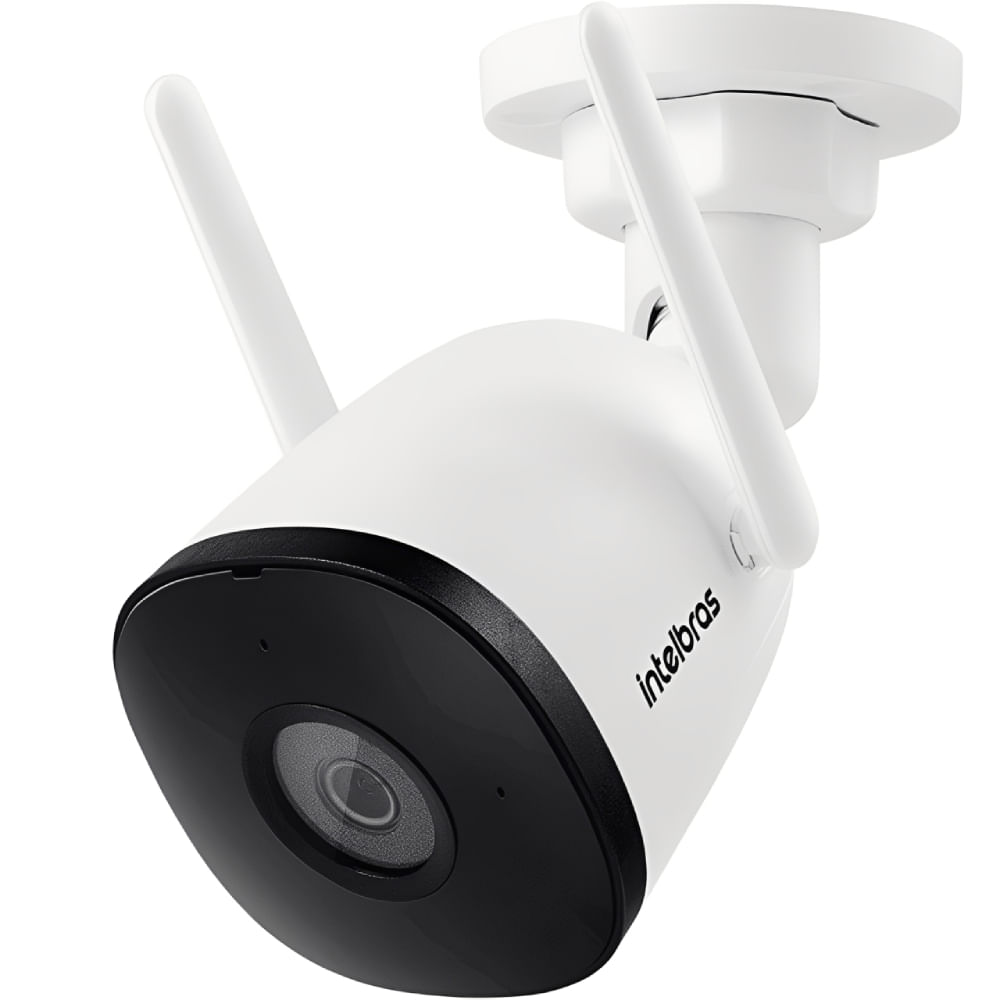Câmera Inteligente Externa com WIFI Full HD IM5 360° Branca - 4565511 - INTELBRAS