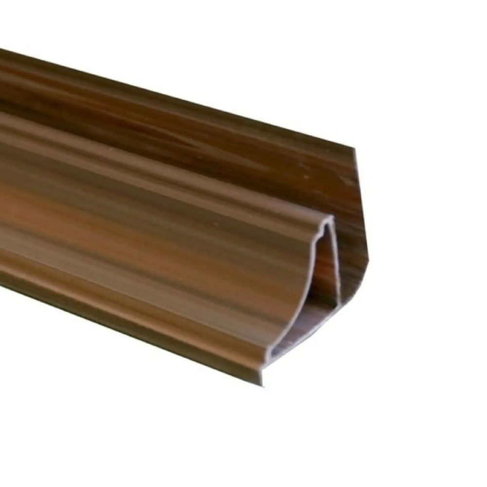 Acabamento PVC Meia Cana 6,00M imbuia - 1724 - BARIRI PVC - Imagem 3