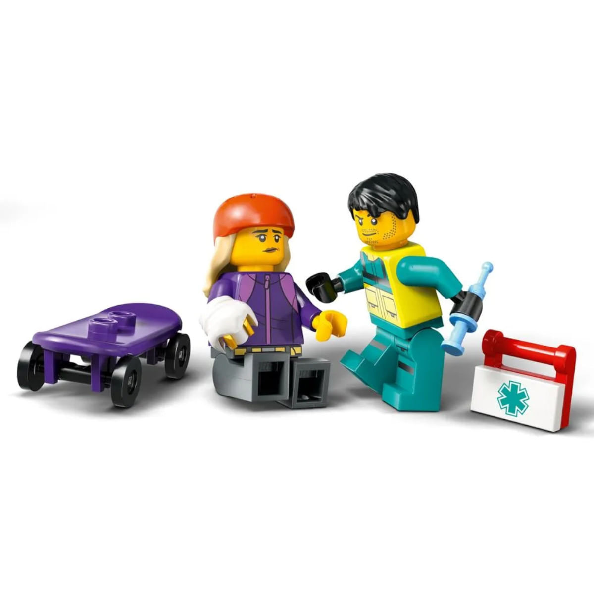 Lego City Great Vehicles Ambulância de Emergência - 4111160451 - LEGO - Imagem 3