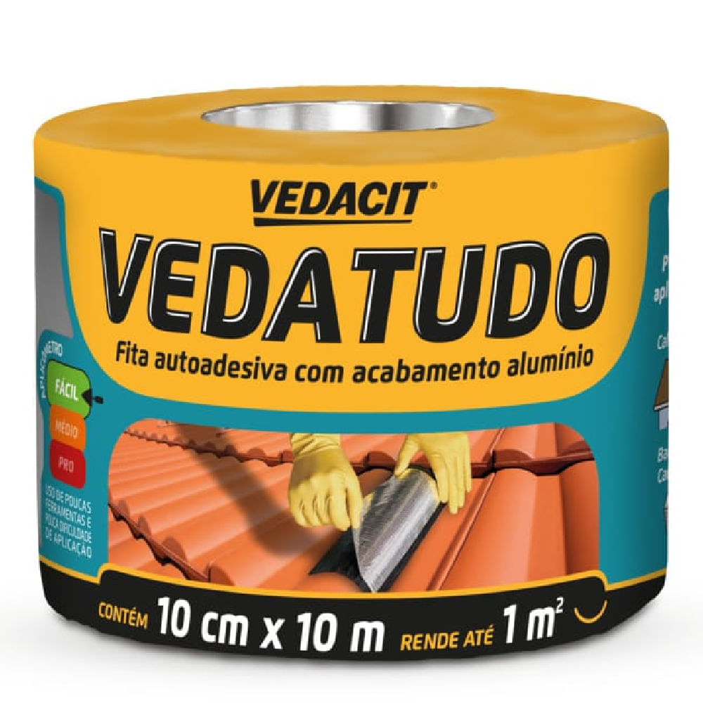 Fita Veda Tudo 10cm x 10m 148083 - VEDACIT