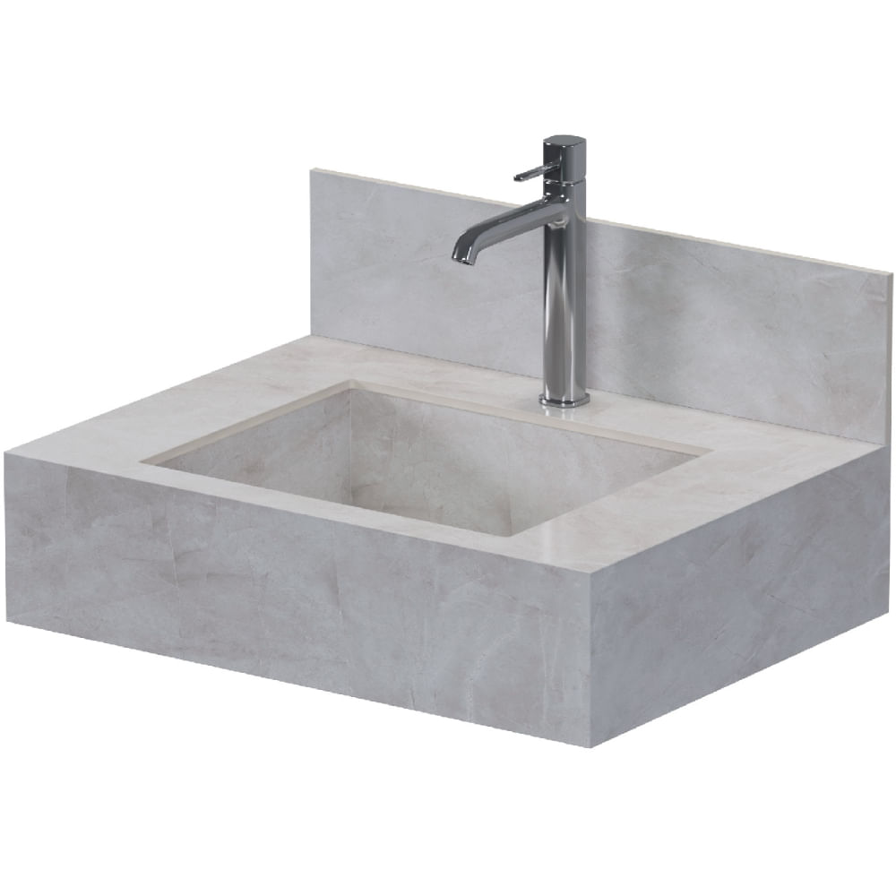 Bancada Porcelanato 60cm Napoles Pulpis Natural - P103387 - COZIMAX - Imagem 3