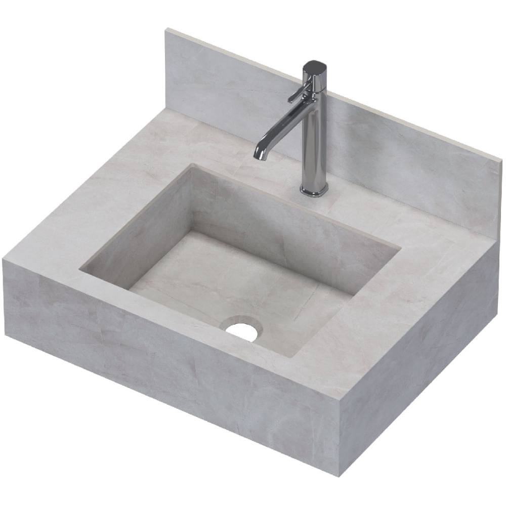 Bancada Porcelanato 60cm Napoles Pulpis Natural - P103387 - COZIMAX - Imagem 4