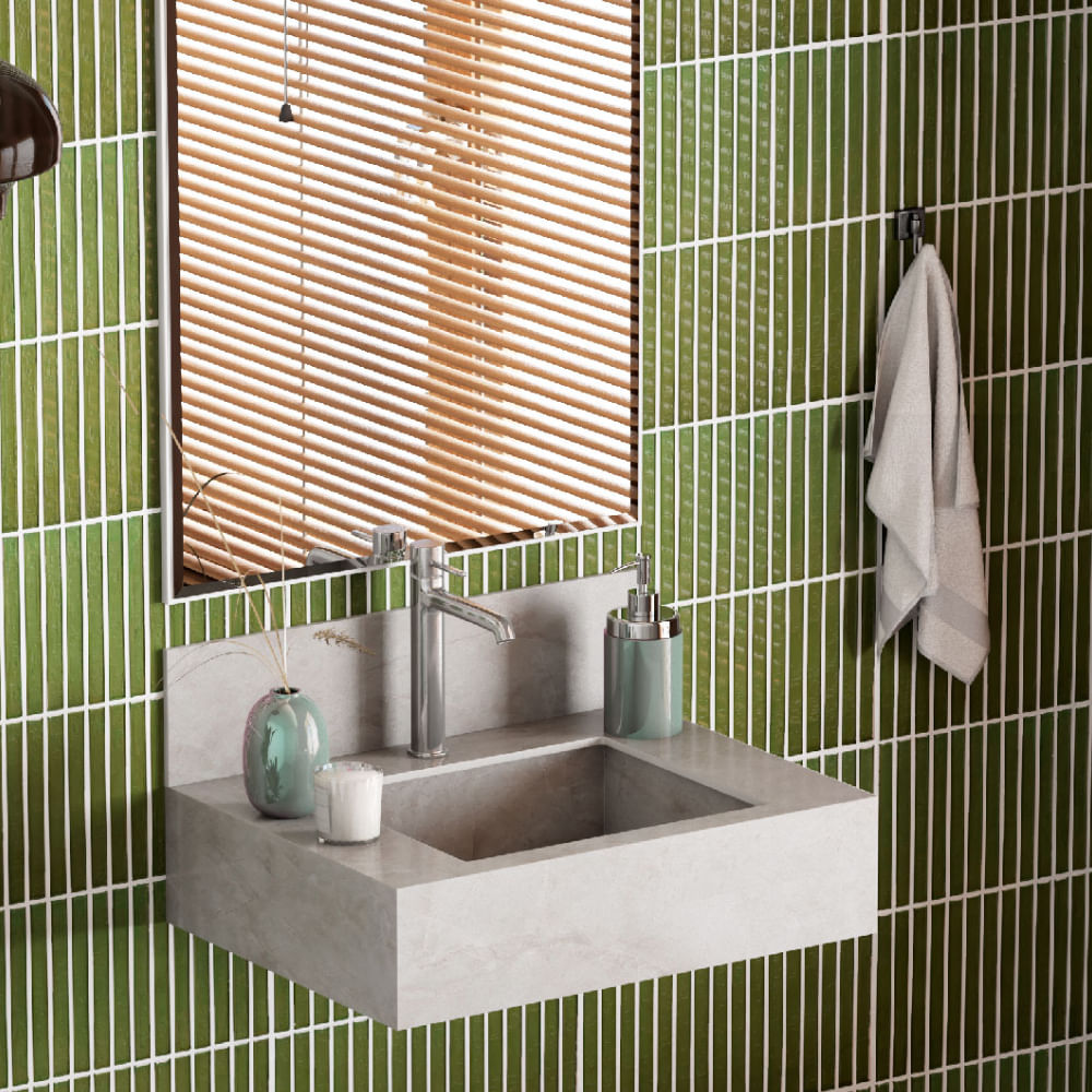 Bancada Porcelanato 60cm Napoles Pulpis Natural - P103387 - COZIMAX - Imagem 5