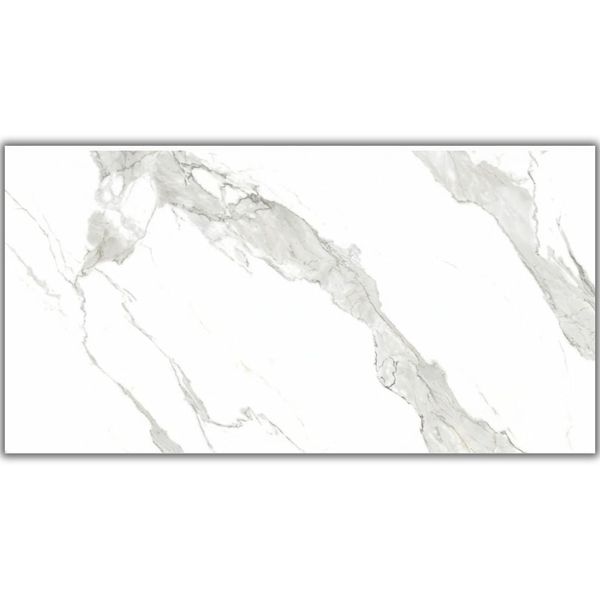 Piso Gran Statuario Polido Retificado 60x120cm Caixa com 2,16m²/3 Peças - 50152D - FORMIGRES